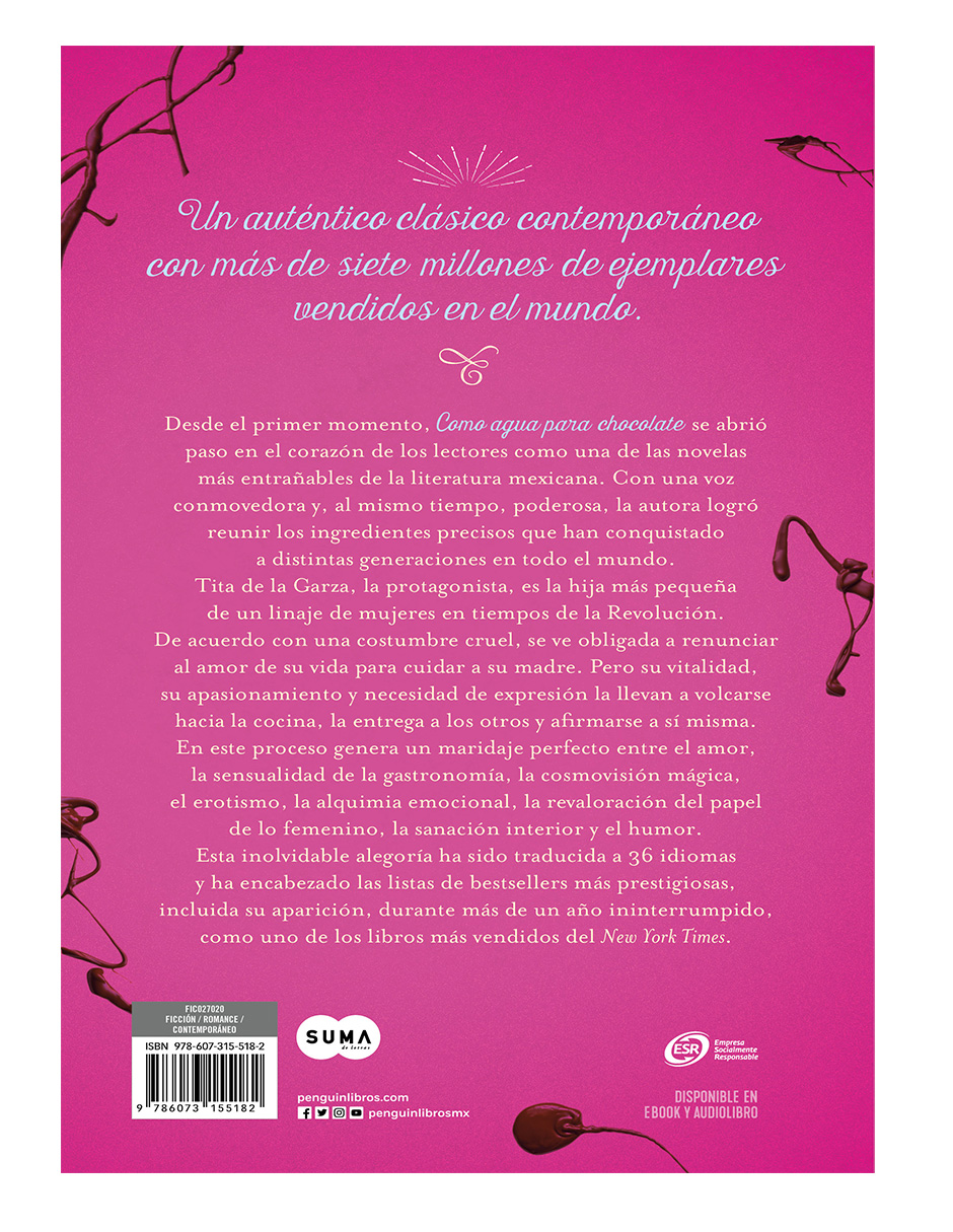 Foto 3 pulgar | Libro Como Agua Para Chocolate - Autor Laura Esquivel
