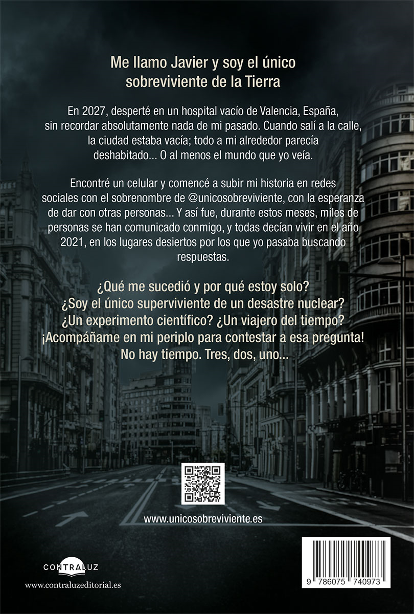 Foto 3 pulgar | Libro Único Sobreviviente: Perdido En El Tiempo Editorial Contraluz
