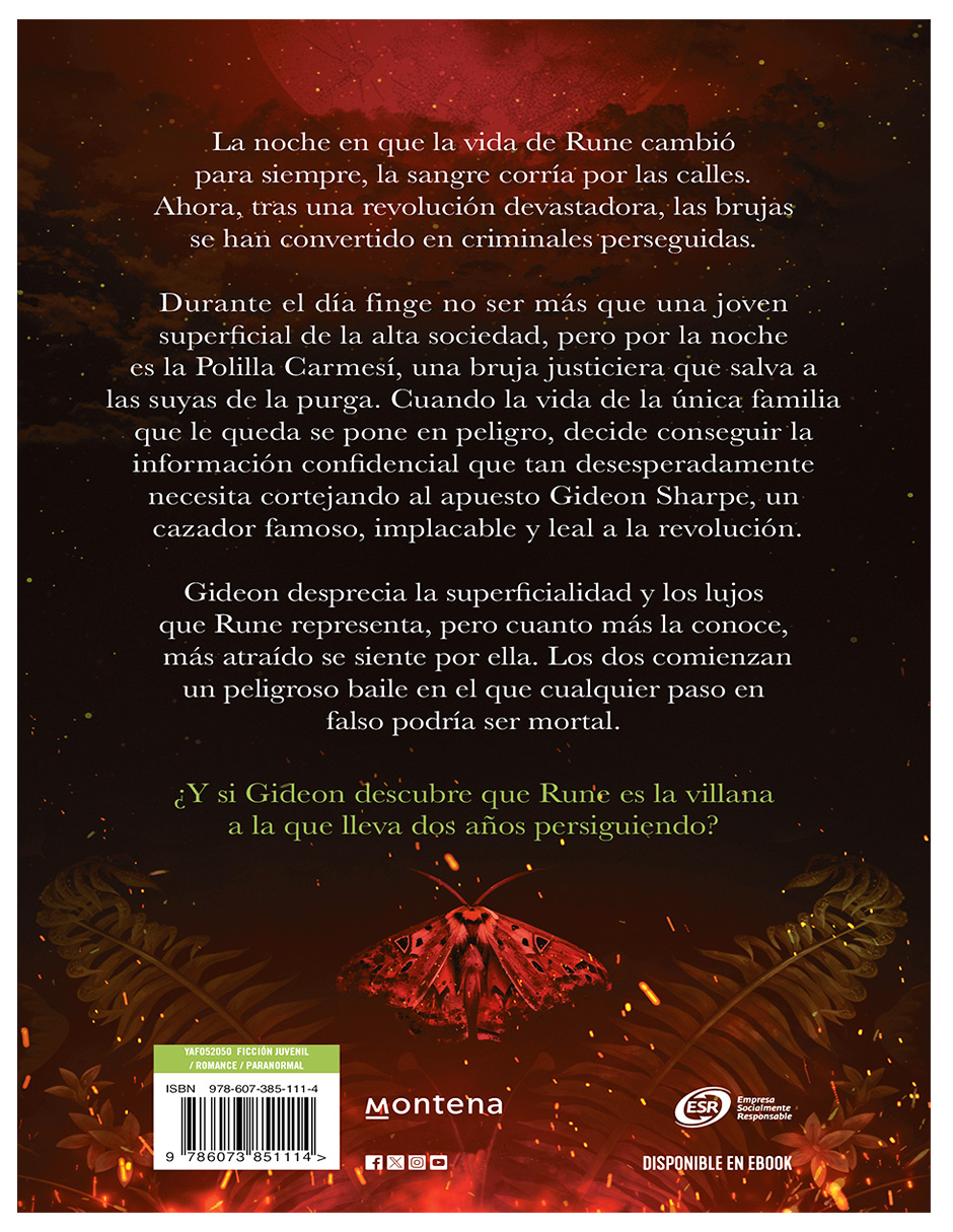 Foto 4 pulgar | Libro Crimson Moth Editorial Montena Autor Kristen Ciccarelli