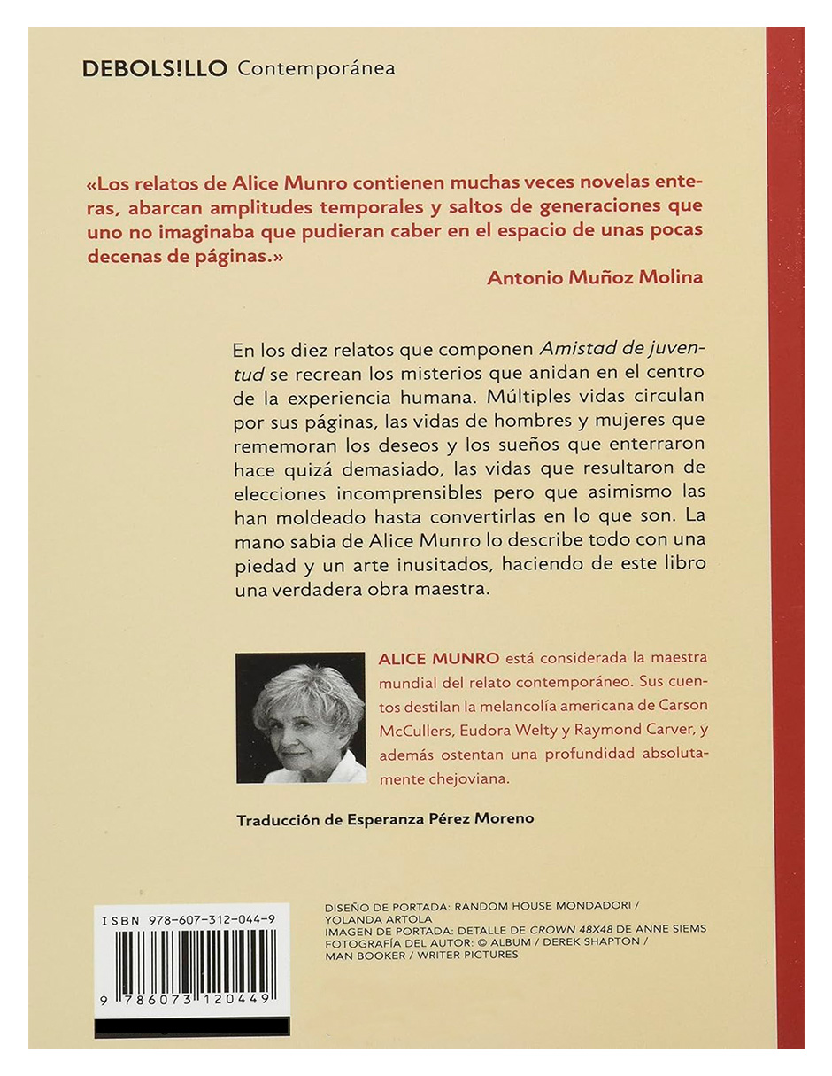 Foto 4 pulgar | Libro Mi Vida Querida Editorial Debolsillo Autor Alice Munro