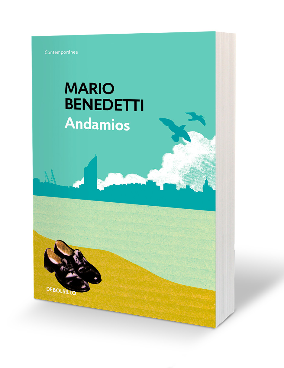 Foto 4 pulgar | Libro Andamios  Editorial Debolsillo Autor  Mario Benedetti