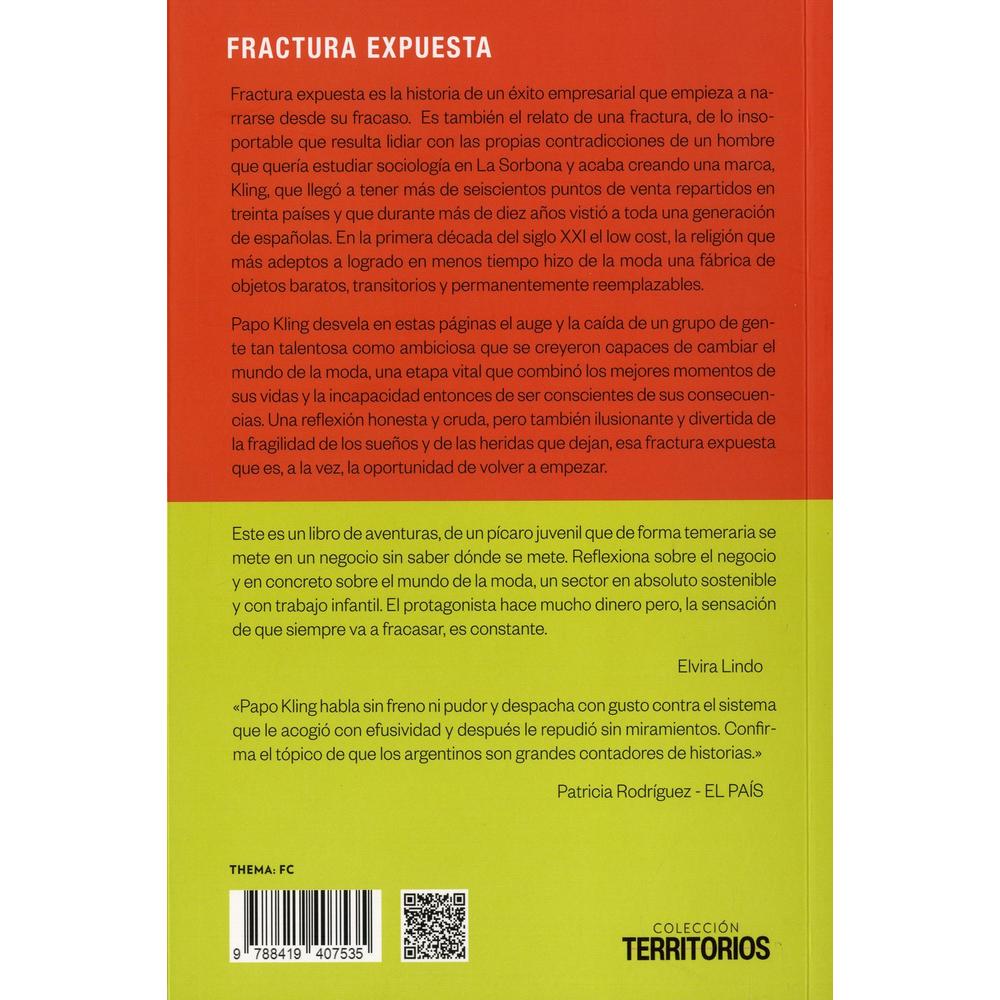 Foto 3 pulgar | Libro Fractura Expuesta