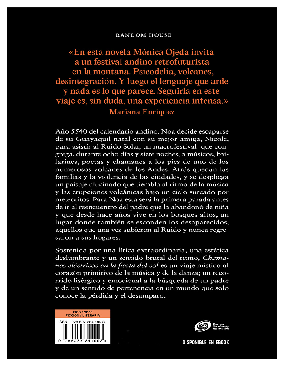 Foto 3 pulgar | Libro Chamanes Eléctricos En La Fiesta Del Sol  Editorial Random  House Autor  Mónica Ojeda
