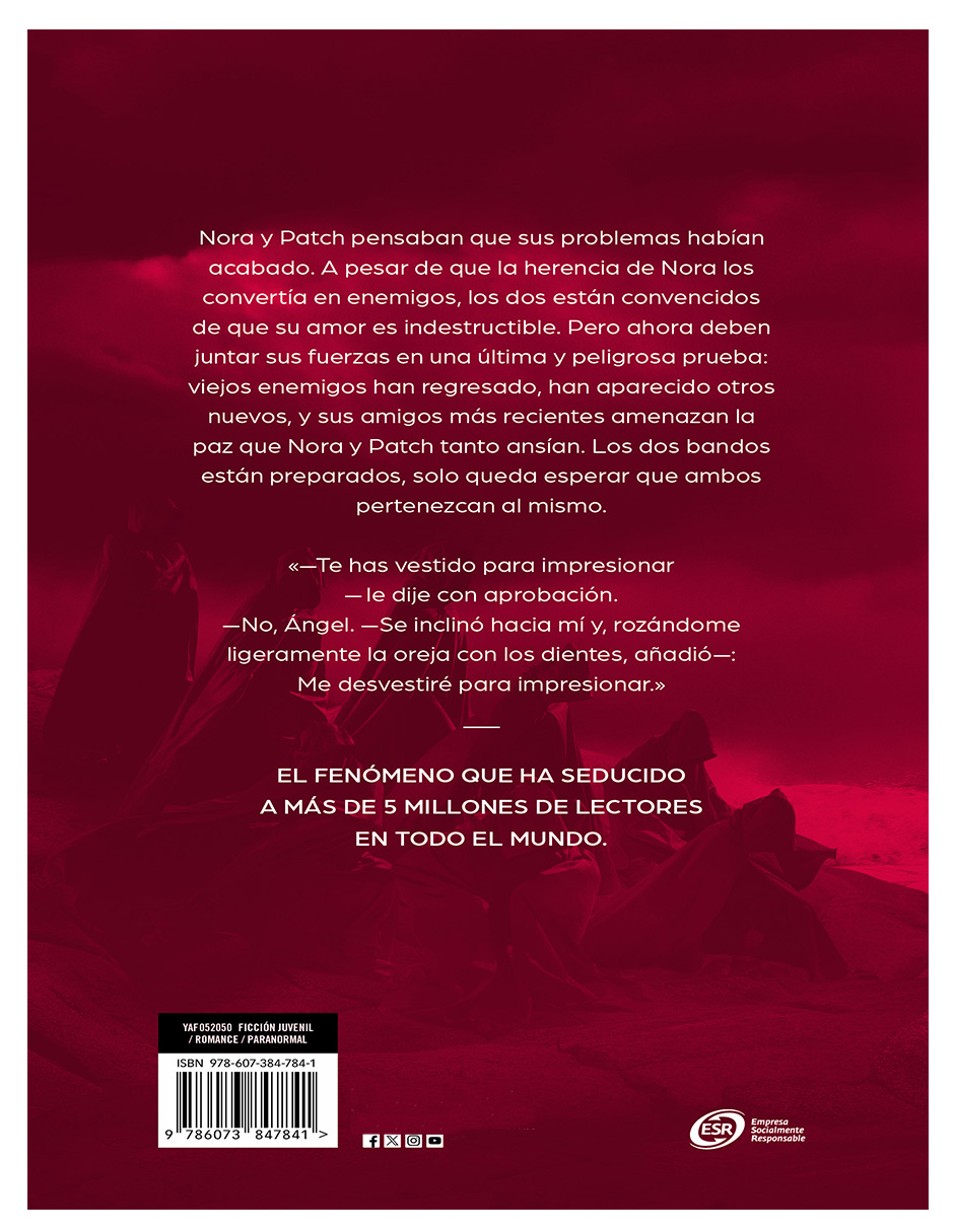 Foto 4 pulgar | Libro Silencio (saga Hush, Hush 3) Editorial B de Blok Autor Becca Fitzpatrick