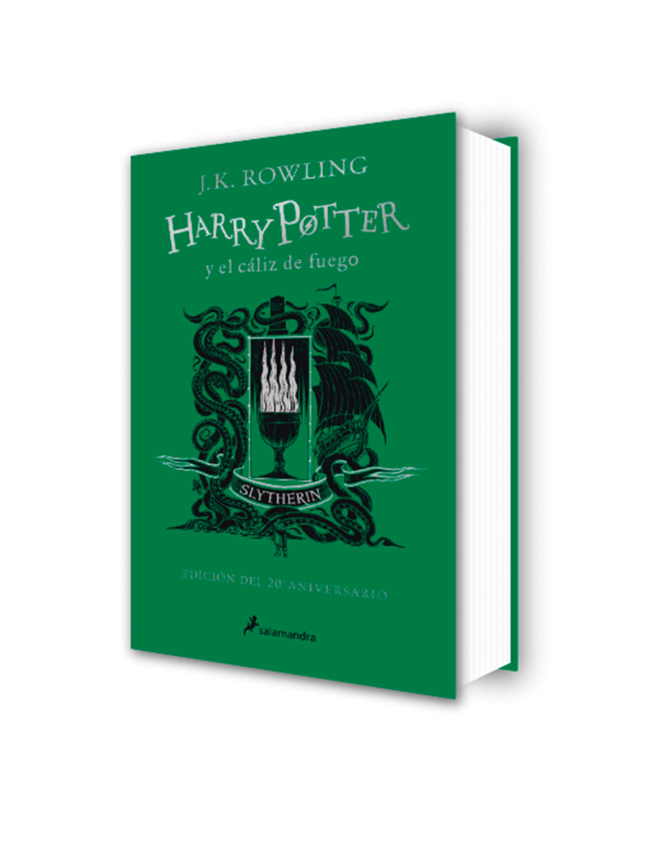 Foto 4 pulgar | Libro Harry Potter Y El Cáliz De Fuego (20 Aniv. Slytherin) Edición Especial Autor  J. K. Rowling