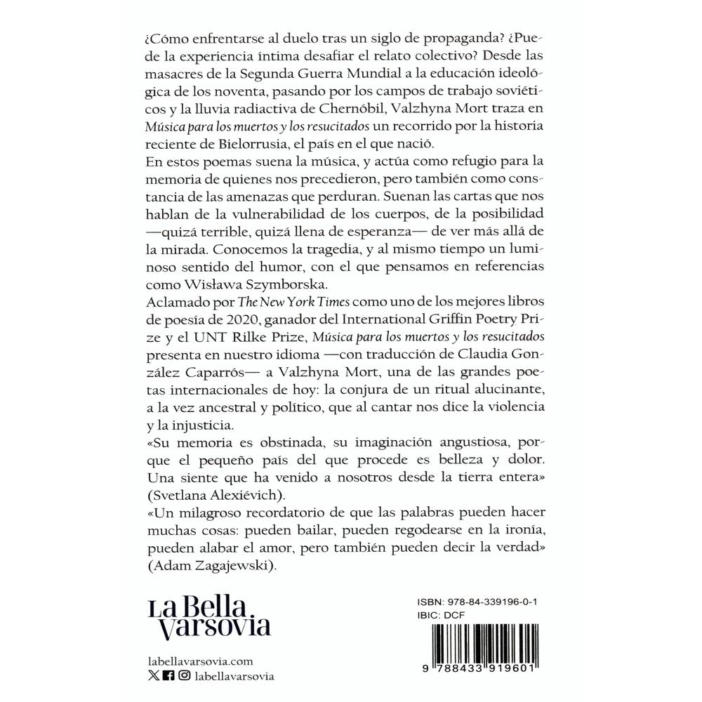 Foto 3 pulgar | Música Para Los Muertos Y Los Resucitados
