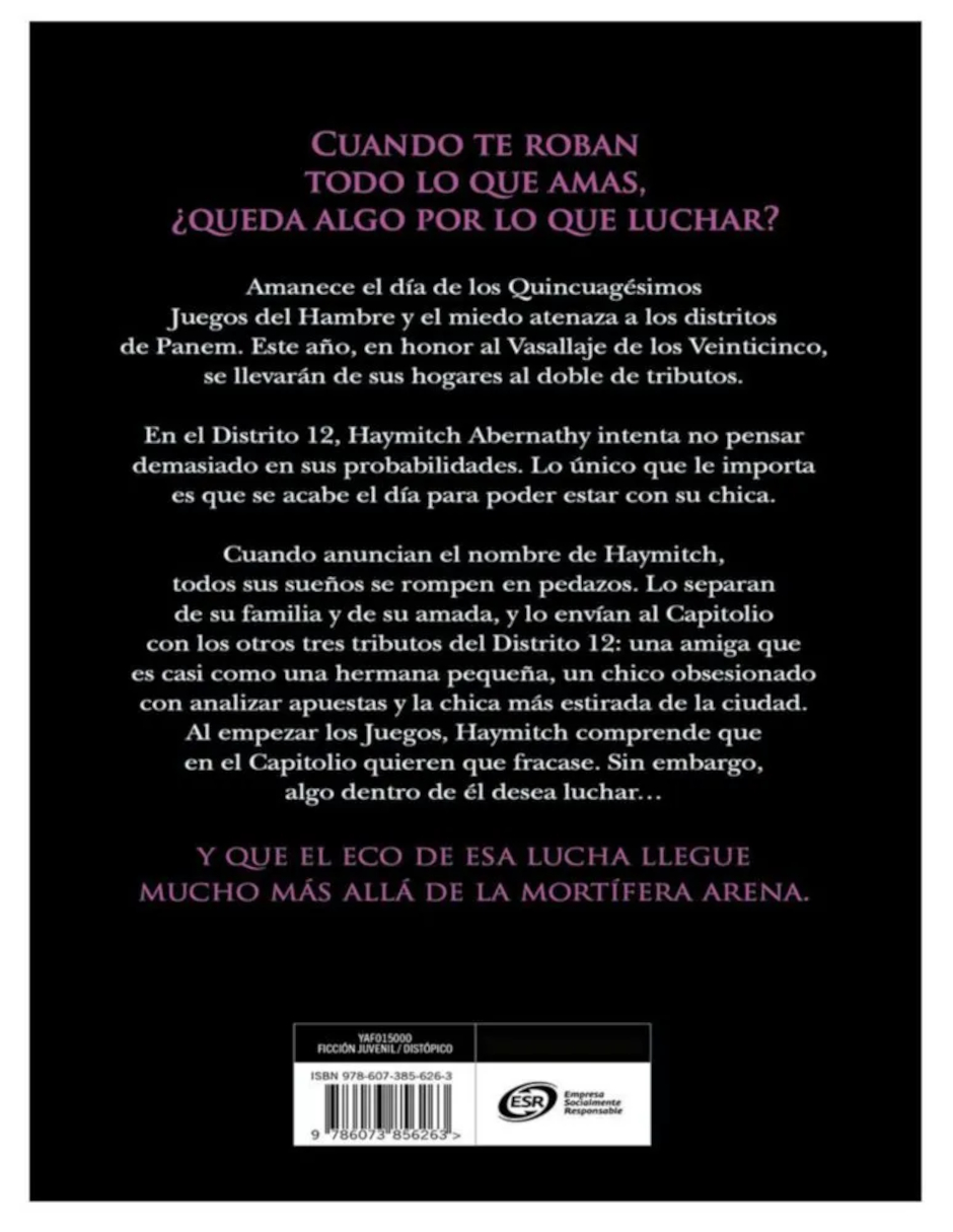 Foto 4 pulgar | Los Juegos Del Hambre 0.5 - Amanecer En La Cosecha + Termo Güish Gratis