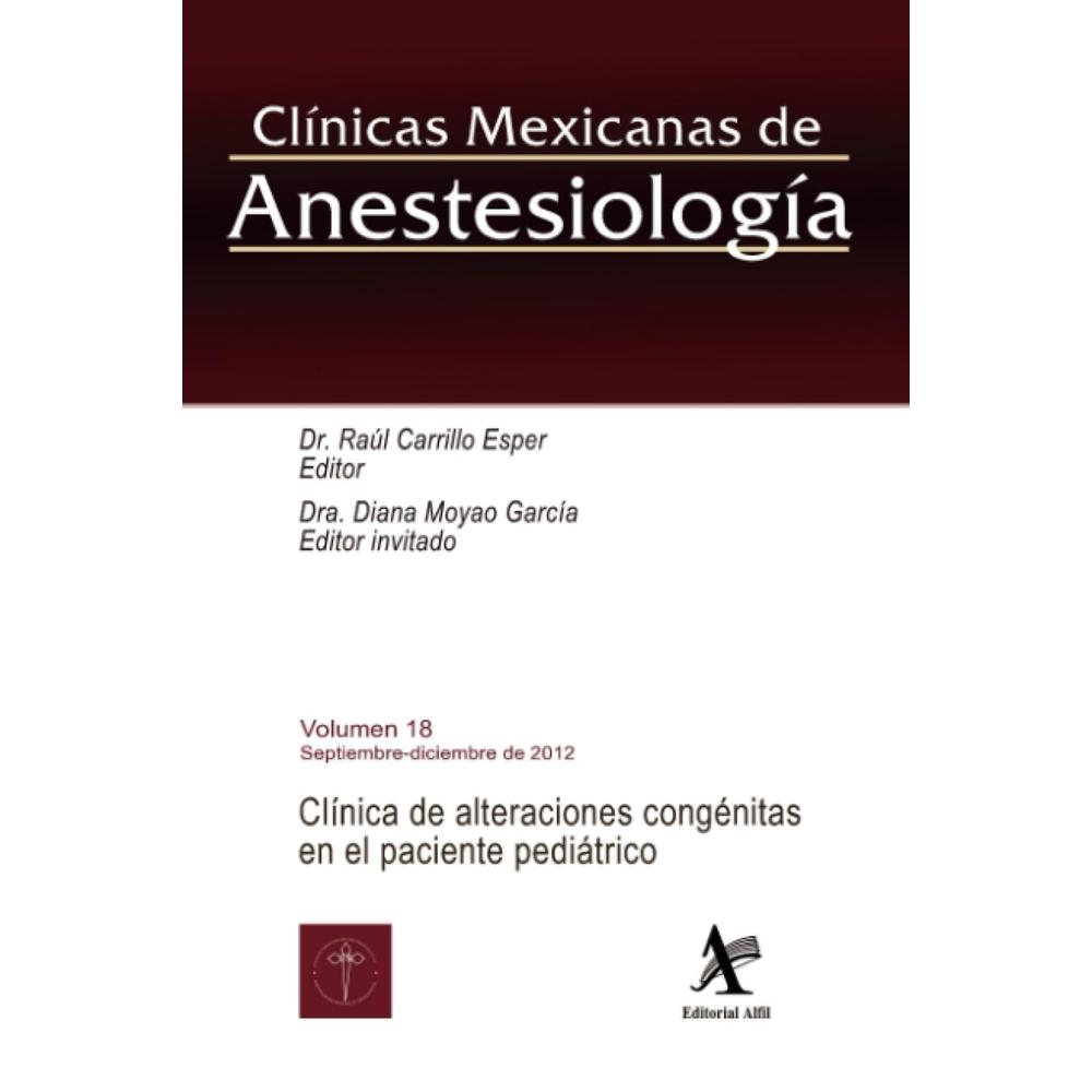Foto 2 pulgar | Clinicas Mexicanas De Anestesiologia / Vol. 18. Clinica De Alteraciones Cong?nitas En El Paciente Pe