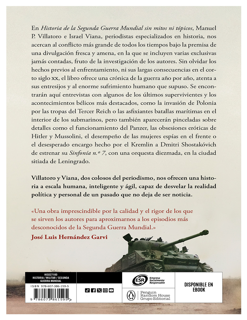 Foto 2 | Libro Historia de la Segunda Guerra Mundial: sin Mitos ni Tópicos