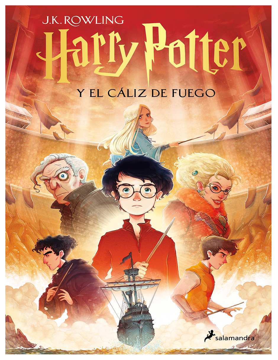 Foto 2 pulgar | Libro Harry Potter Y El Cáliz De Fuego – Edición Ilustrada Por Xavier Bonet (libro 4 De La Saga Mágica De J.k. Rowli