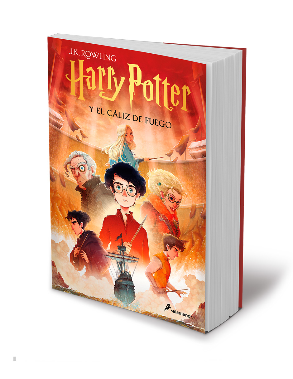 Foto 4 pulgar | Libro Harry Potter Y El Cáliz De Fuego – Edición Ilustrada Por Xavier Bonet (libro 4 De La Saga Mágica De J.k. Rowli