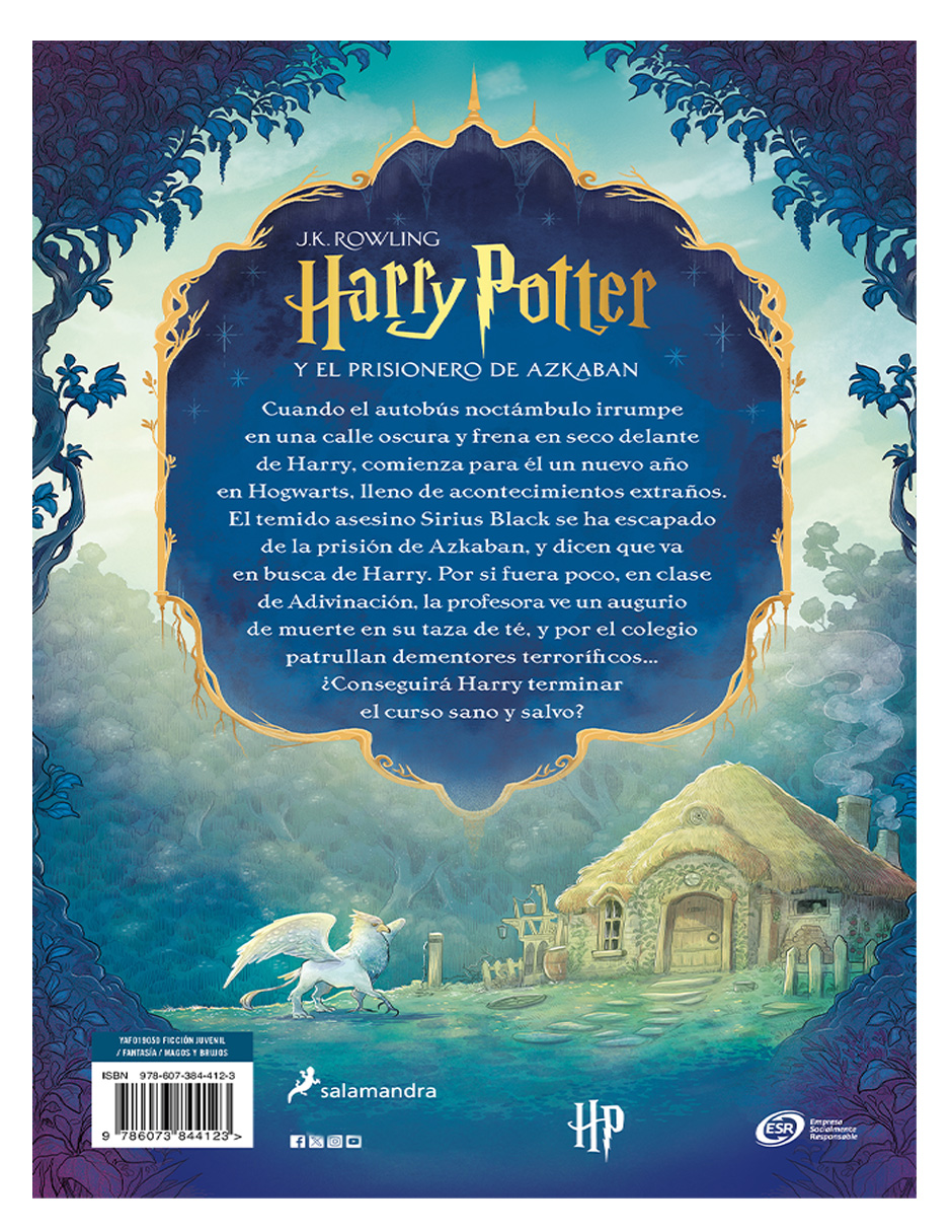 Foto 3 pulgar | Libro Harry Potter Y El Prisionero De Azkaban (harry Potter Edición Con Ilustraciones De Xavier Bonet 3) Autor