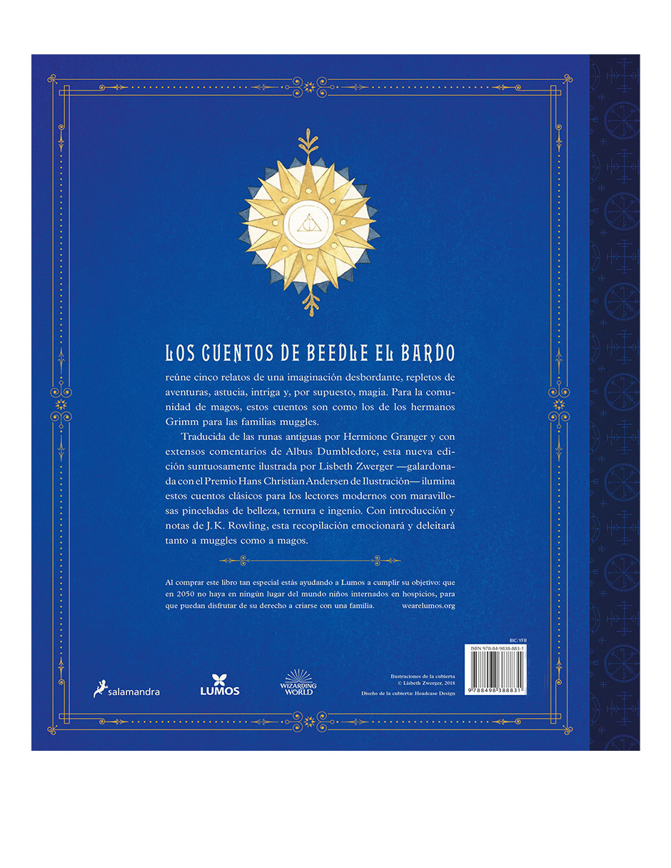 Foto 2 | Libro Los Cuentos De Beedle El Bardo Autor J.k. Rowling Editorial Salamandra