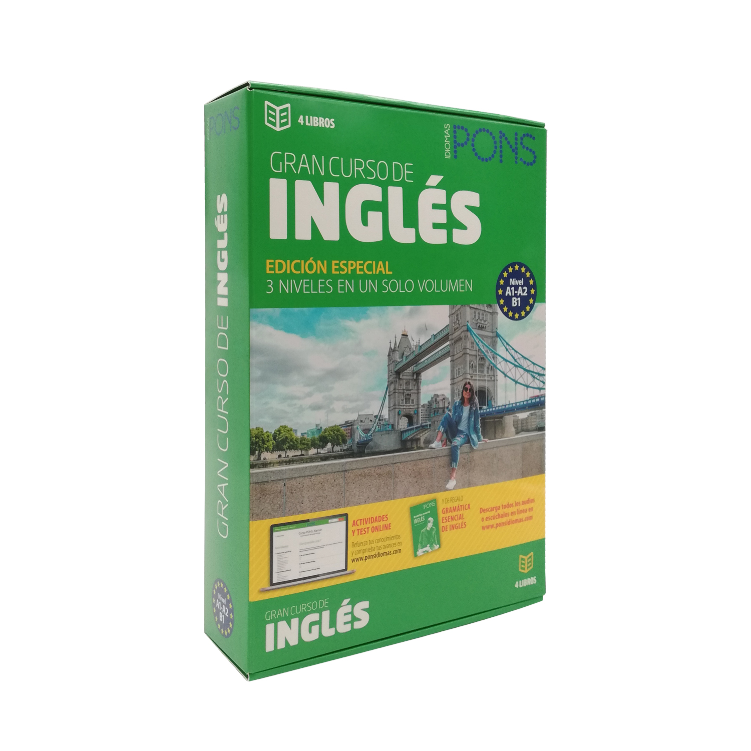 Gran Curso de Inglés Edición Especial Pons Rústica color Verde