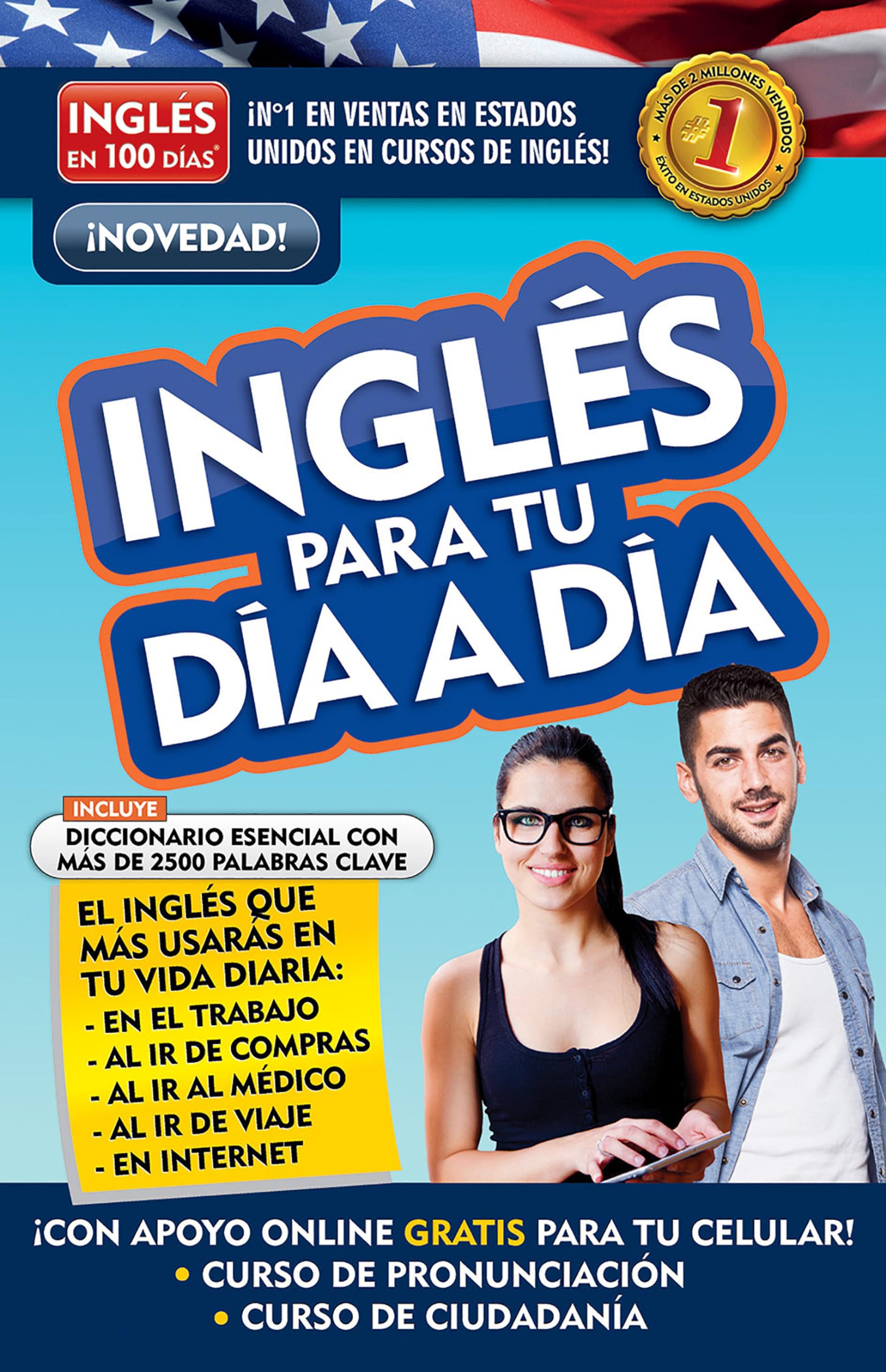 Foto 2 pulgar | Curso De Inglés Aguilar Inglés En 100 Días: Inglés Diario - Venta Internacional.