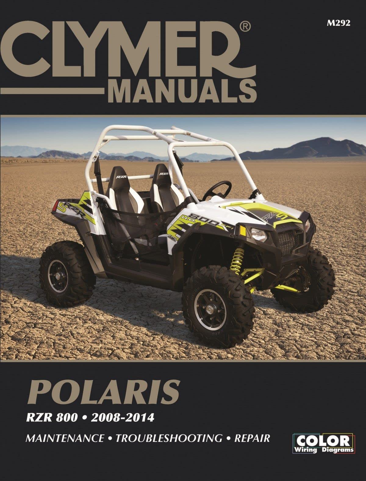 Mantenimiento Y Reparación De Book Clymer Polaris Rzr 800 2008-2014 - Venta Internacional. $1,205