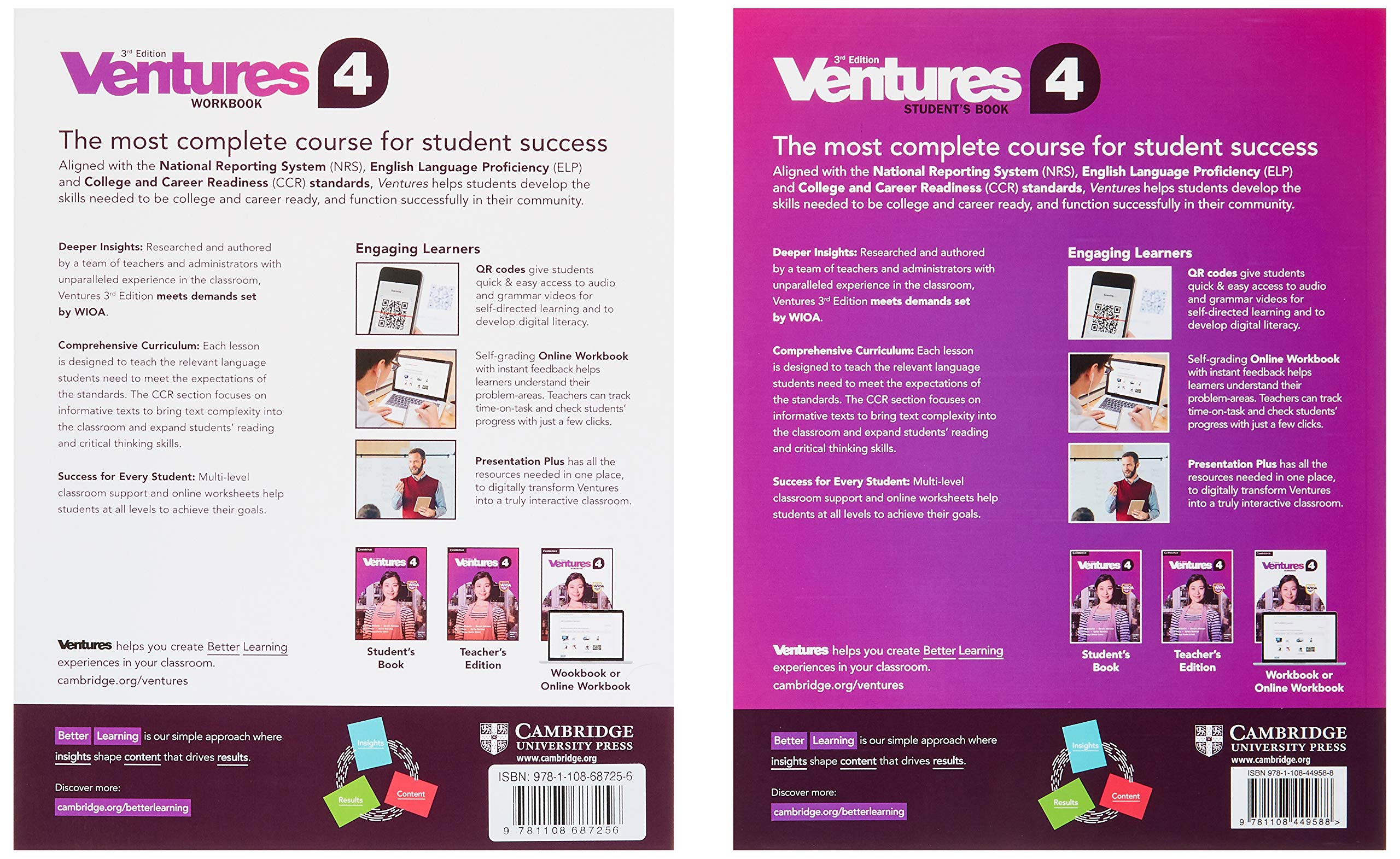 Foto 2 pulgar | Book Cambridge University Press Ventures Level 4 Value Pack - Venta Internacional.