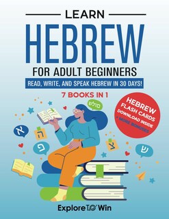 Foto 1 | Learn Hebrew For Adult Beginners: 7 Books In 1: Speak Hebrew In 30 Days! - Venta Internacional.