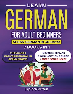 Foto 1 | Learn German For Adult Beginners: 7 Books In 1: Speak German In 30 Days! - Venta Internacional.
