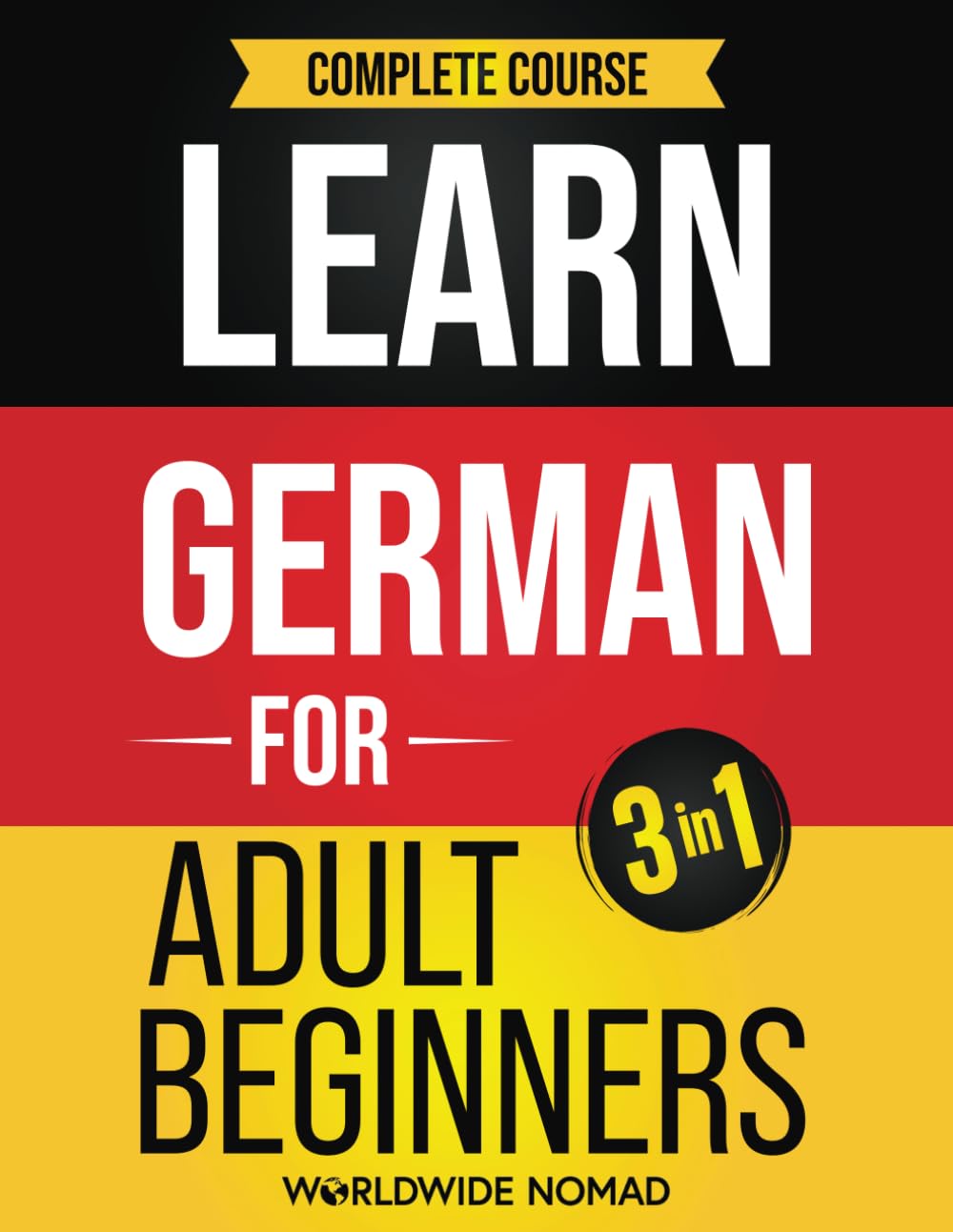Foto 2 pulgar | Learn German For Adult Beginners Book (3 In 1): Complete Course - Venta Internacional.