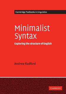 Foto 1 | Libro Cambridge University Press Sintaxis Minimalista - Venta Internacional.