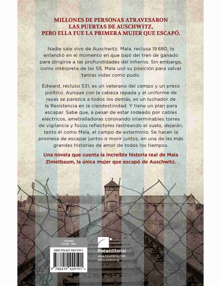 Foto 3 pulgar | Novela La Chica Que Escapó De Auschwitz Roca Editorial
