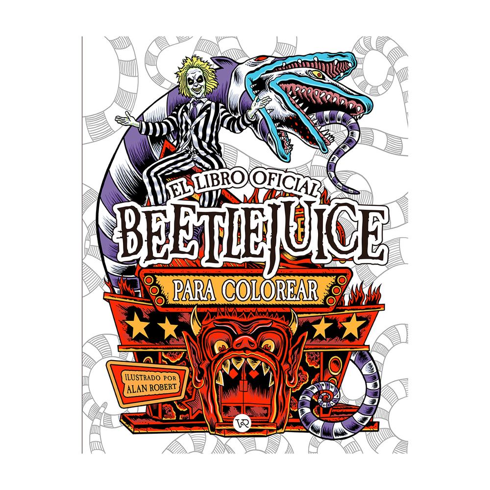 Foto 2 pulgar | Beetlejuice: Libro Oficial Para Colorear