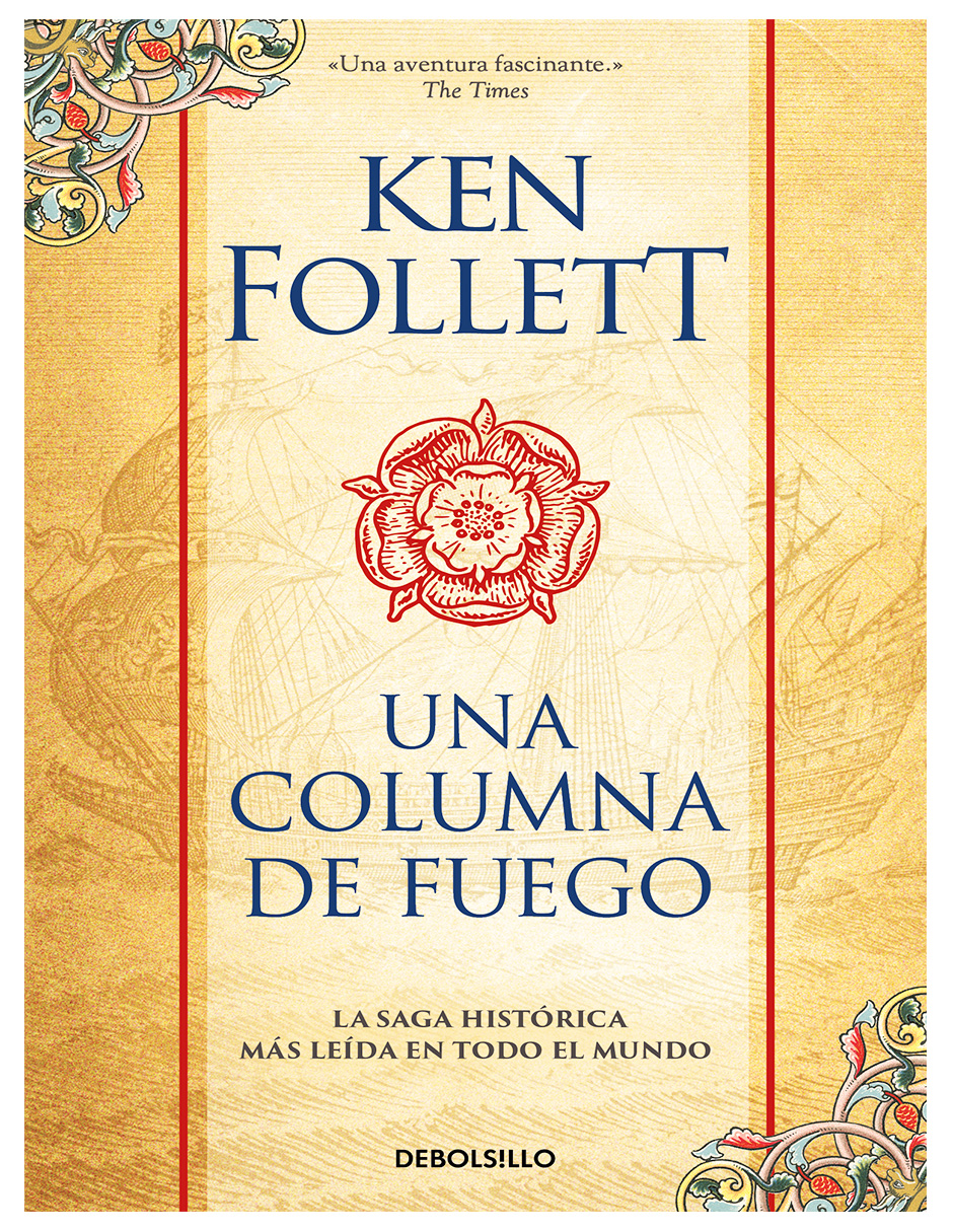 Foto 2 pulgar | Libro Una Columna De Fuego (saga Los Pilares De La Tierra 3) Editorial Debolsillo Autor  Ken Follett