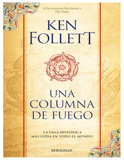 Foto 1 | Libro Una Columna De Fuego (saga Los Pilares De La Tierra 3) Editorial Debolsillo Autor Ken Follett