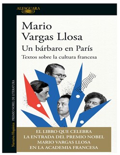 Foto 1 | Libro Un Bárbaro En París Editorial Alfaguara Autor Mario Vargas Llosa