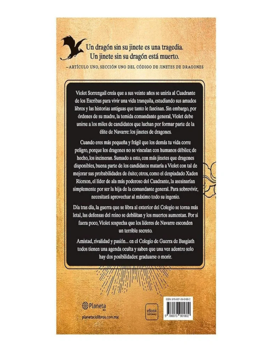 Foto 3 pulgar | Dragones 1: Alas De Sangre, De Rebecca Yarros. Serie Dragones+termo De Regalos De Agua Güish