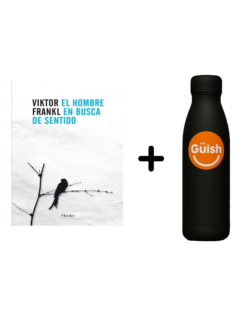 Libro Hombre En Busca De Sentido+ Termo De Agua De Regalo Güish