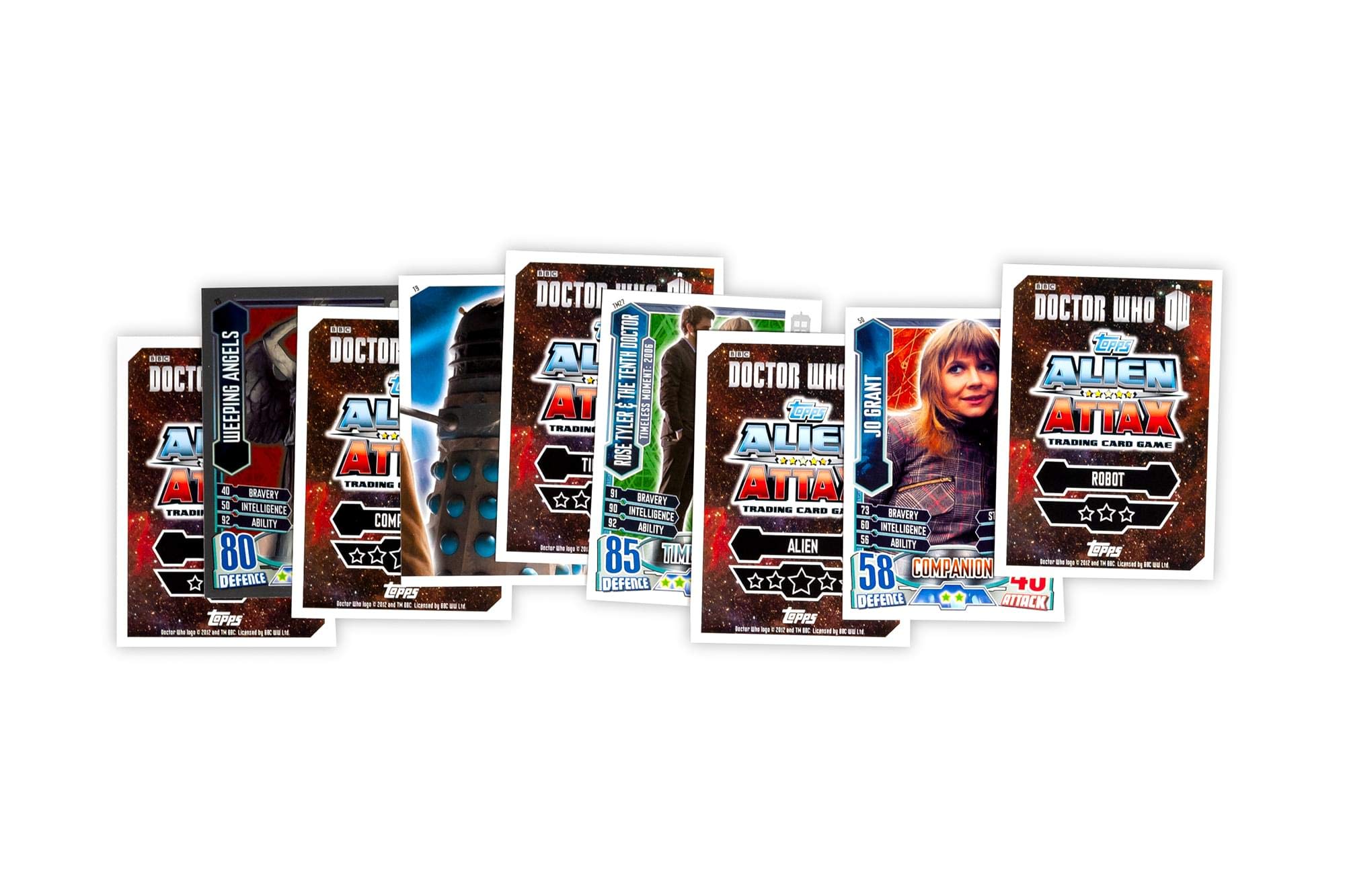 Foto 5 pulgar | Cartas Coleccionables Del 50 Aniversario De Doctor Who Alien Attax - Venta Internacional.