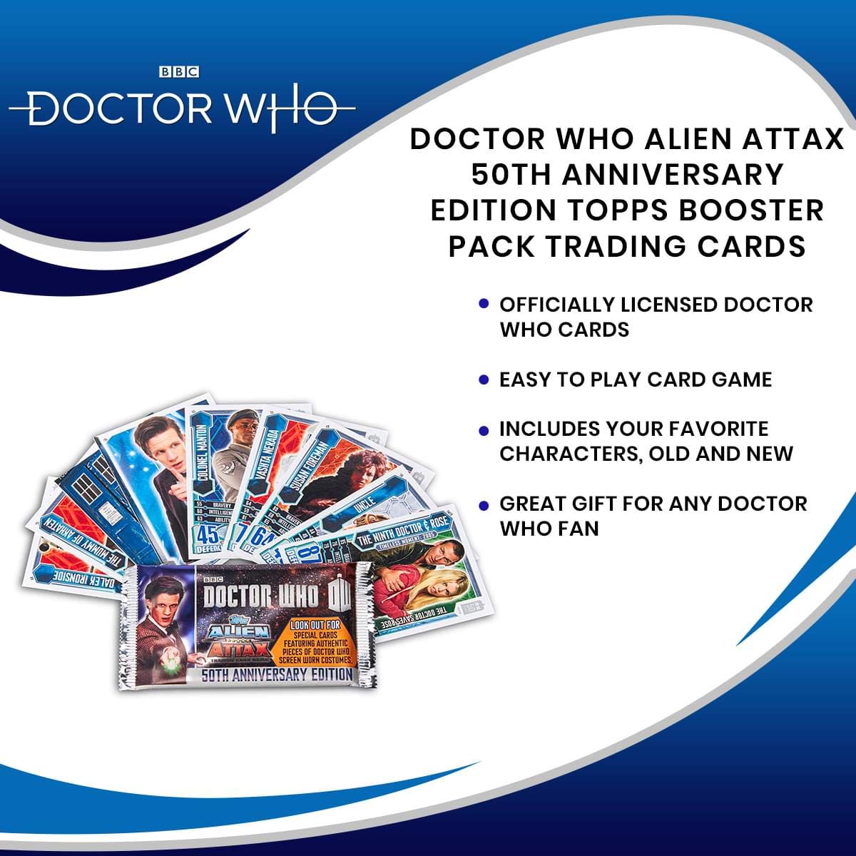 Foto 8 pulgar | Cartas Coleccionables Del 50 Aniversario De Doctor Who Alien Attax - Venta Internacional.