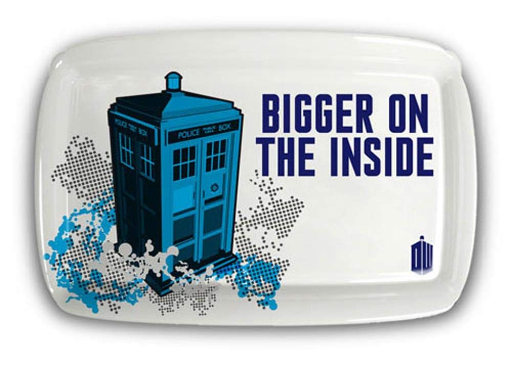 Bandeja De Servir Underground Toys Doctor Who Tardis Más Grande Por Dentro - Venta Internacional.