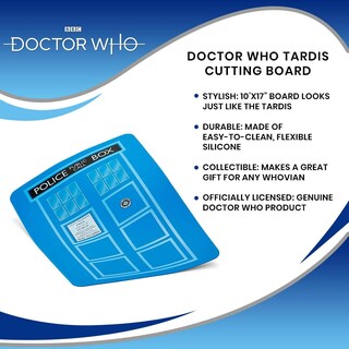 Foto 7 | Tabla De Cortar Doctor Who Tardis - Venta Internacional.