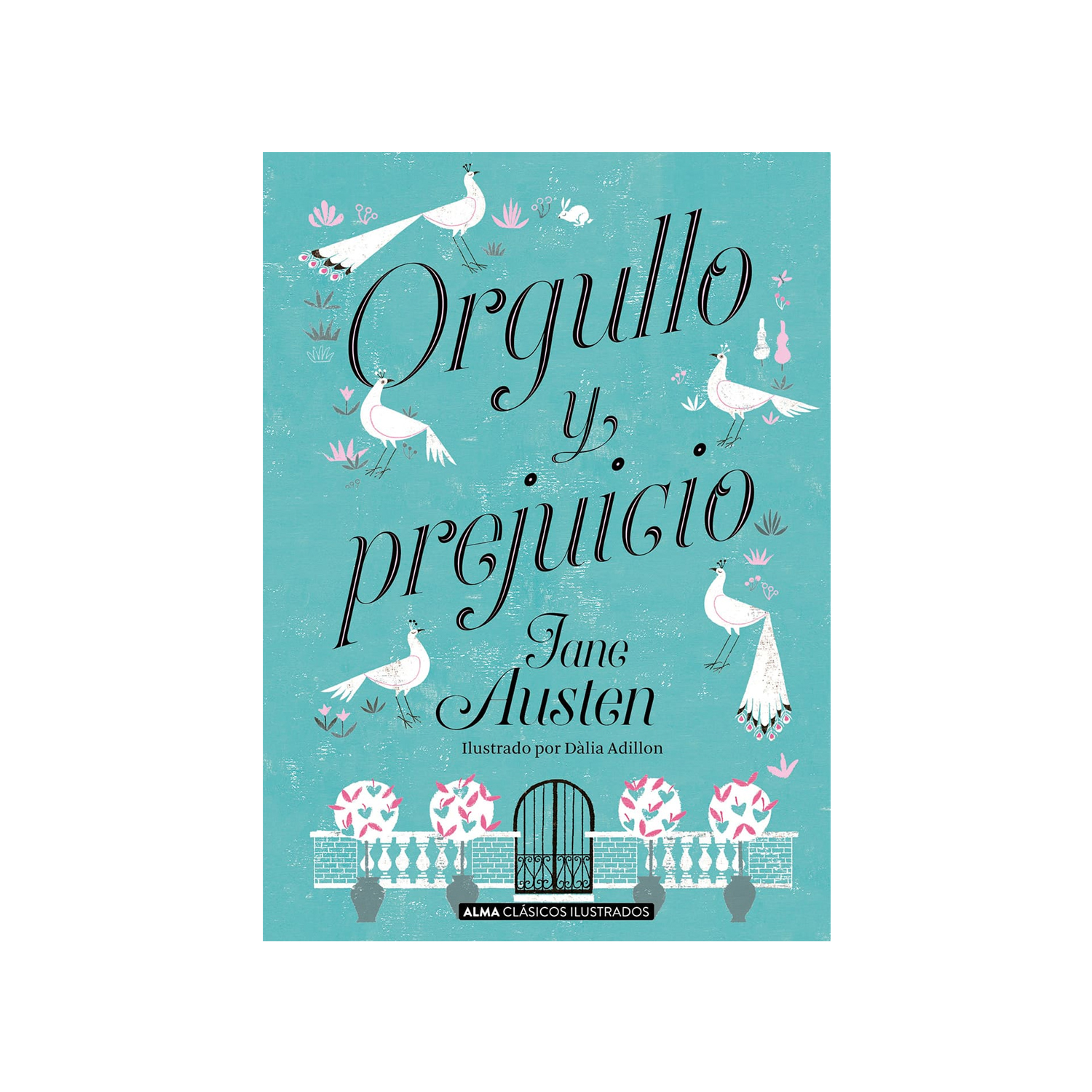 Novela Orgullo y Prejuicio de Jane Austen por Alma de Pasta Dura color Azul