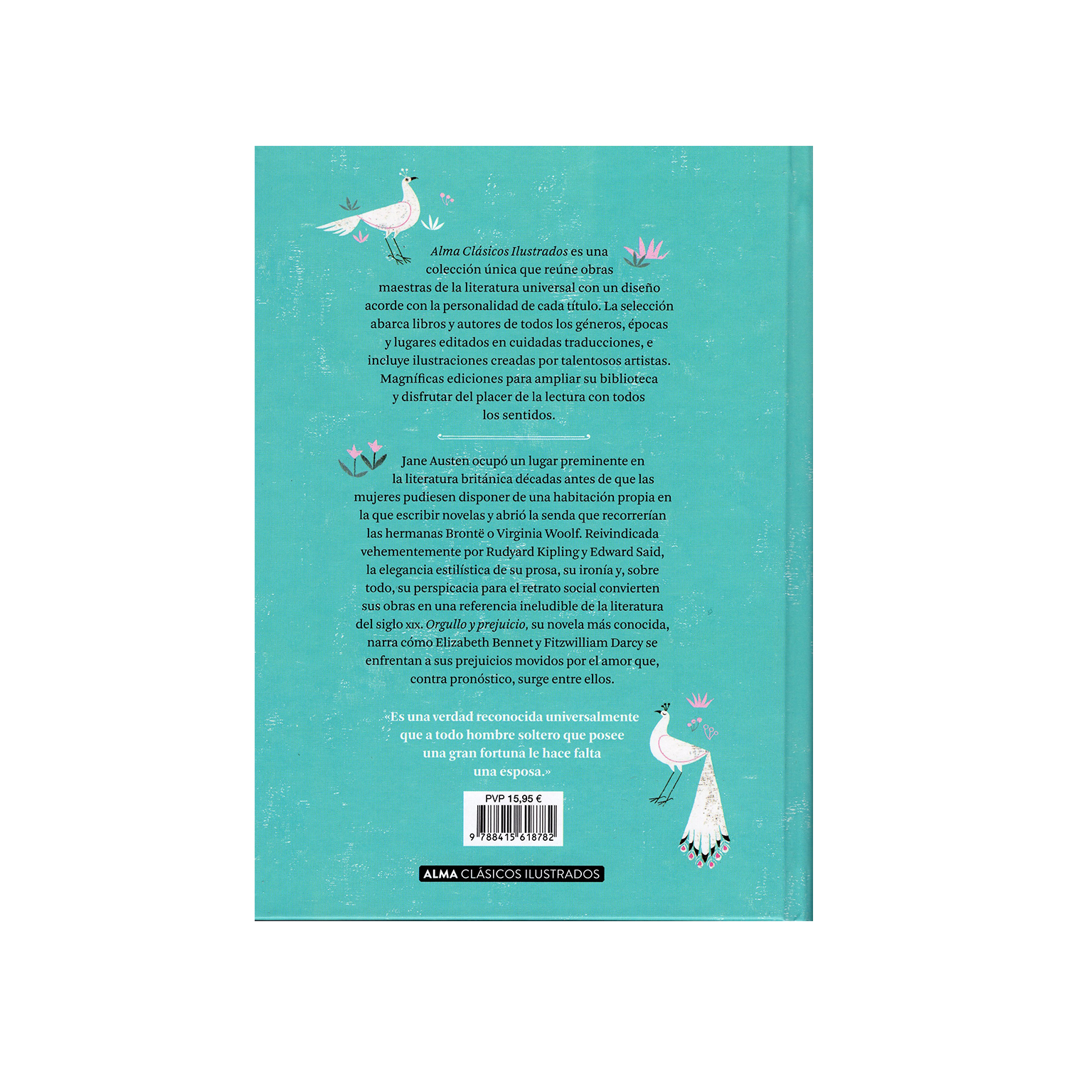 Foto 2 | Novela Orgullo y Prejuicio de Jane Austen por Alma de Pasta Dura color Azul