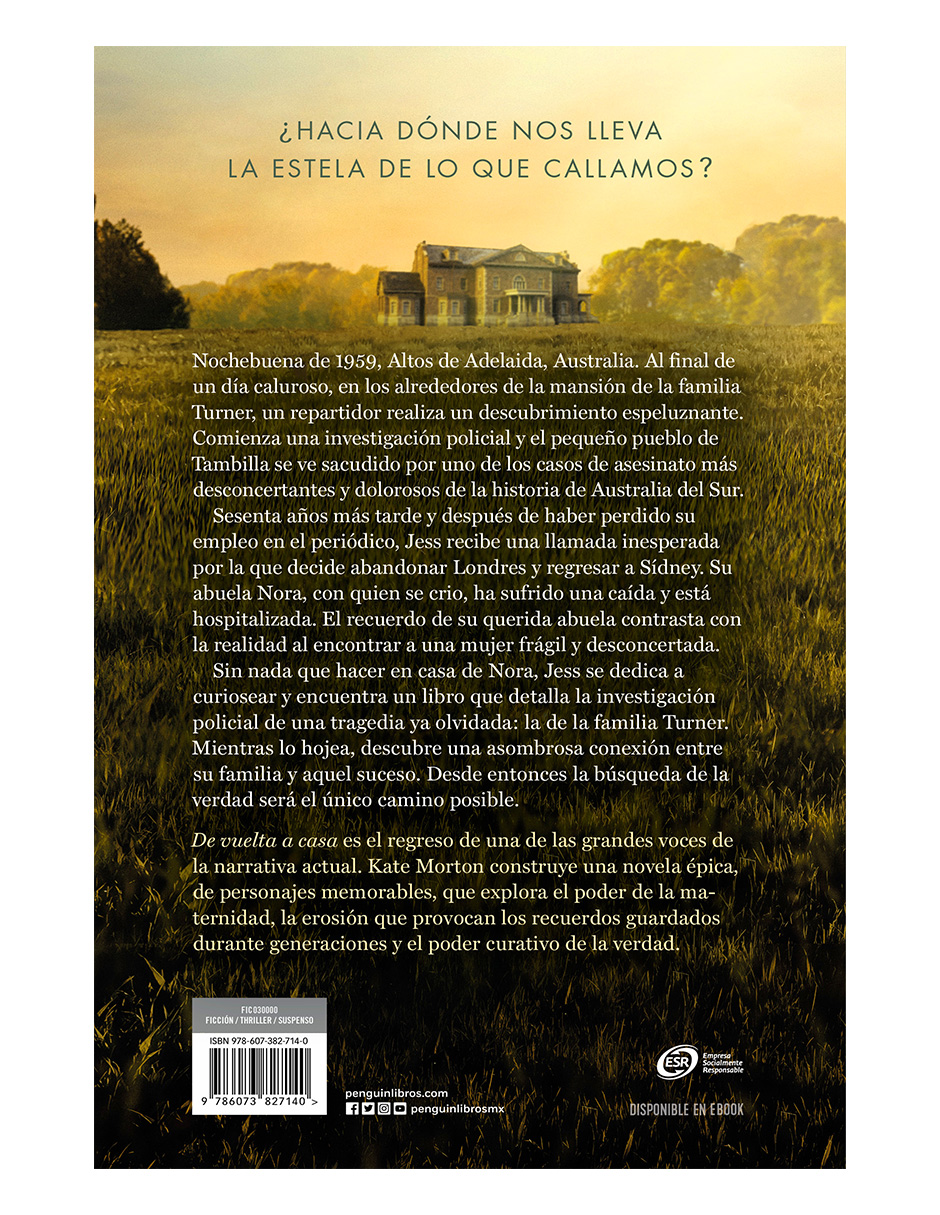Foto 3 pulgar | Librode Vuelta A Casaeditorialsumaautorkate Morton