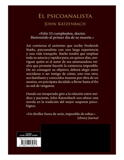 Foto 2 | Libro El Psicoanalista (Edición Décimo Aniversario) - Debolsillo - John Katzenbach