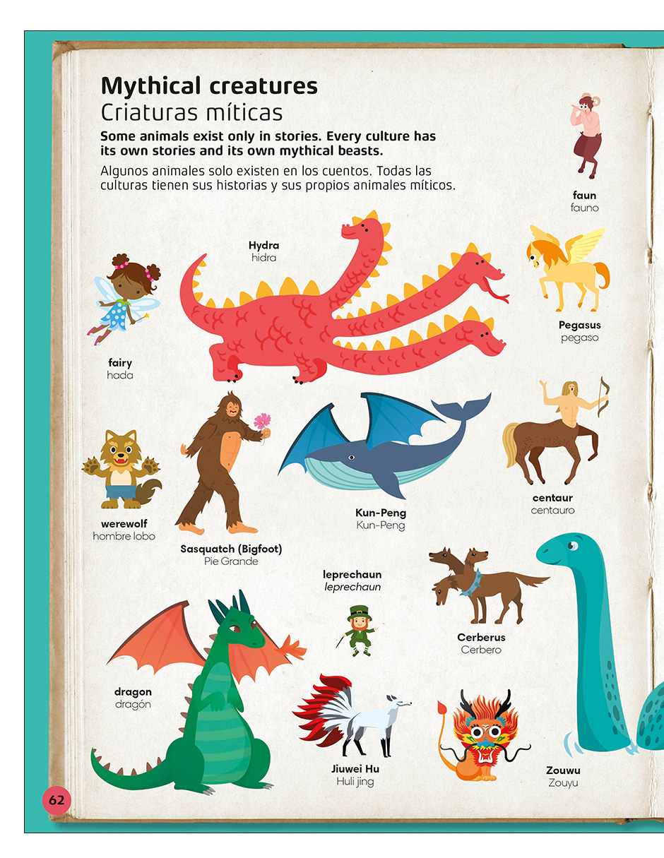 Foto 4 | Libros 1000 Palabras: Animales / 1000 Words: Animals
