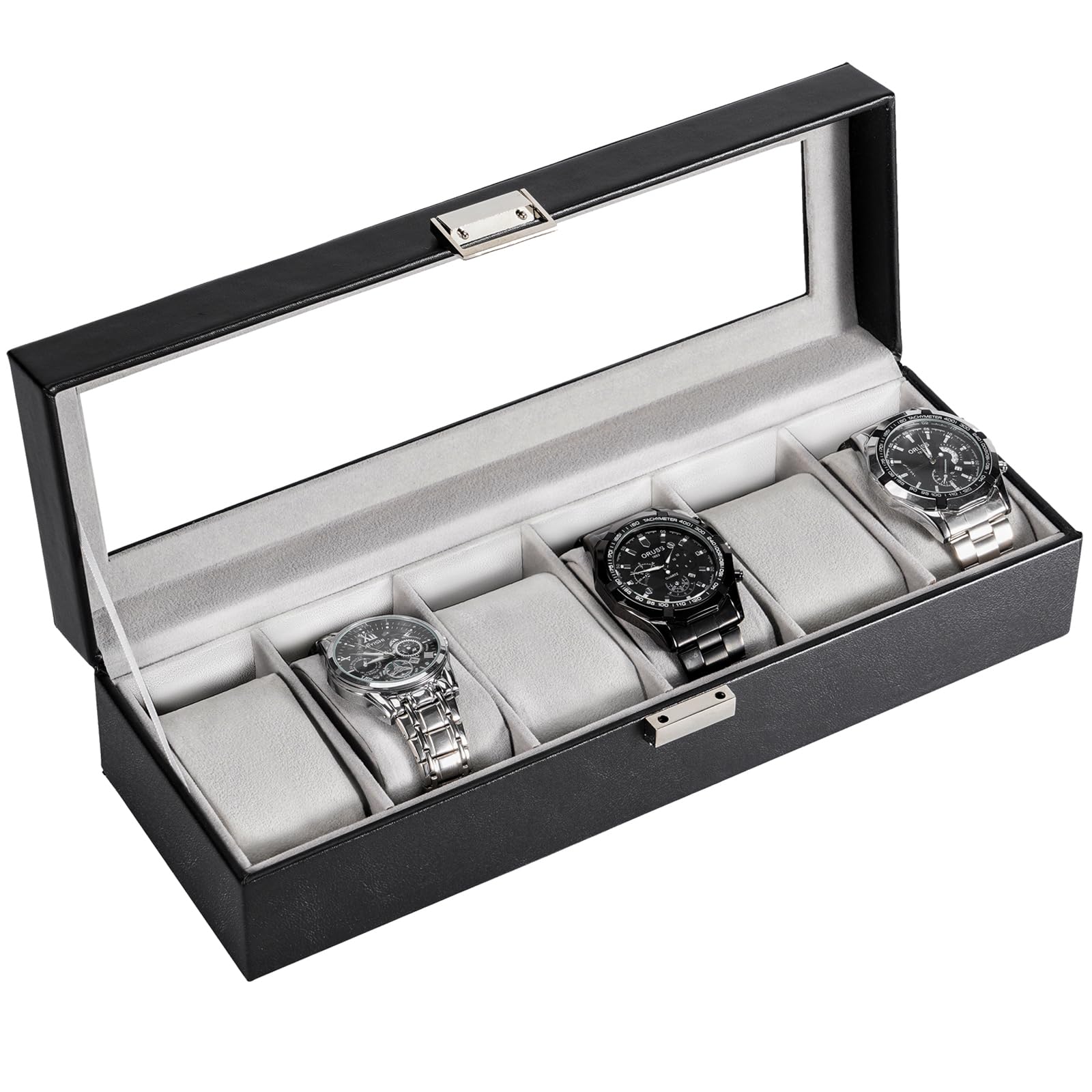 Foto 2 pulgar | Estuche Procase Negro para Relojes-Venta Internacional