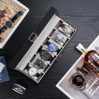 Foto 2 | Estuche Procase Negro para Relojes-Venta Internacional