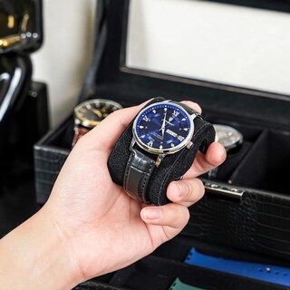 Foto 4 | Estuche Expositor Para Relojes Watch Box Procase De 6 Ranuras Con Cajón Tipo Lagarto - Venta Internacional.
