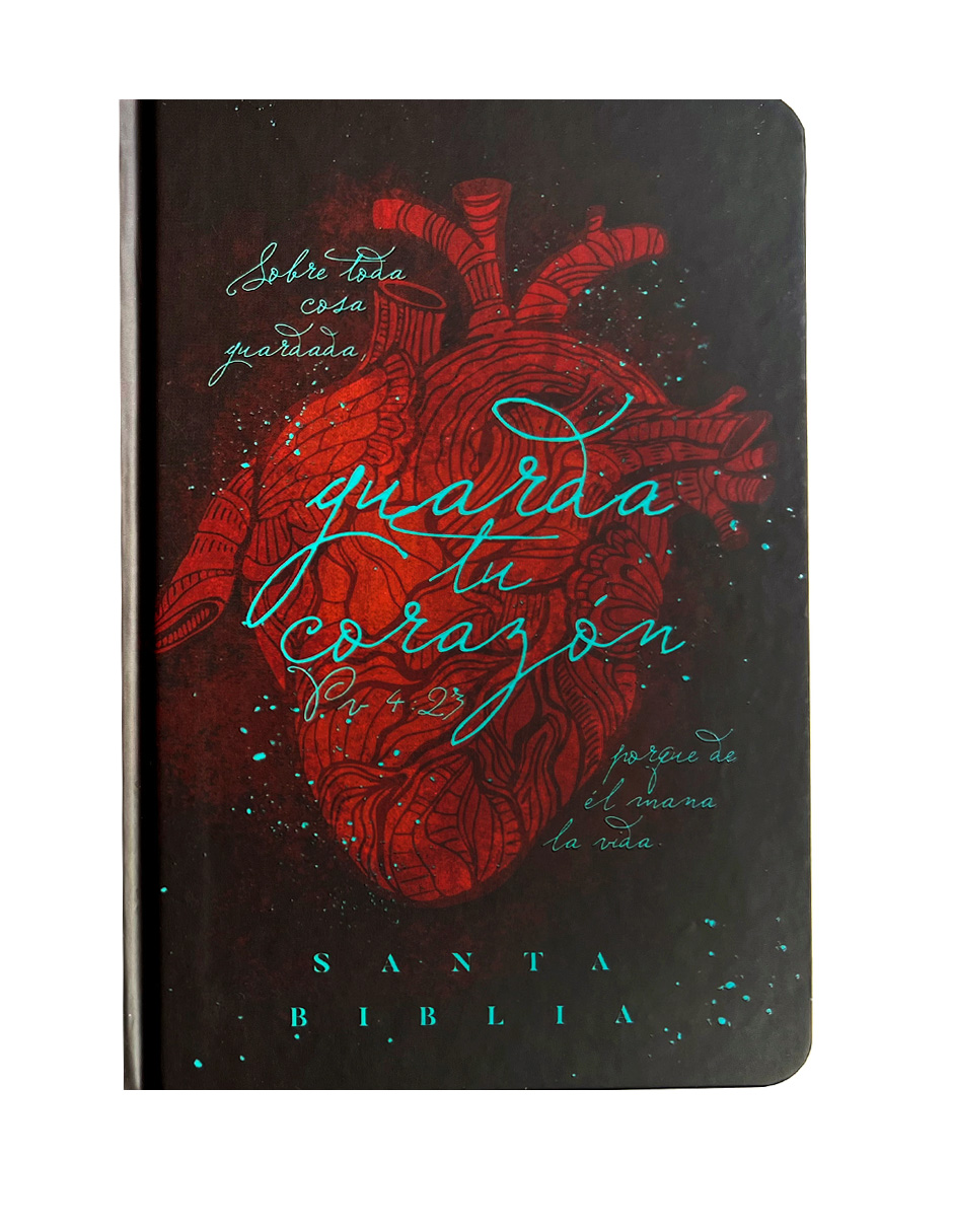 Foto 1 | Add Biblia Reina Valera 1960 Letra Grande, Tapa Dura, Tamaño Manual Corazón (marrón)   / Spanish Bible Rvr 196