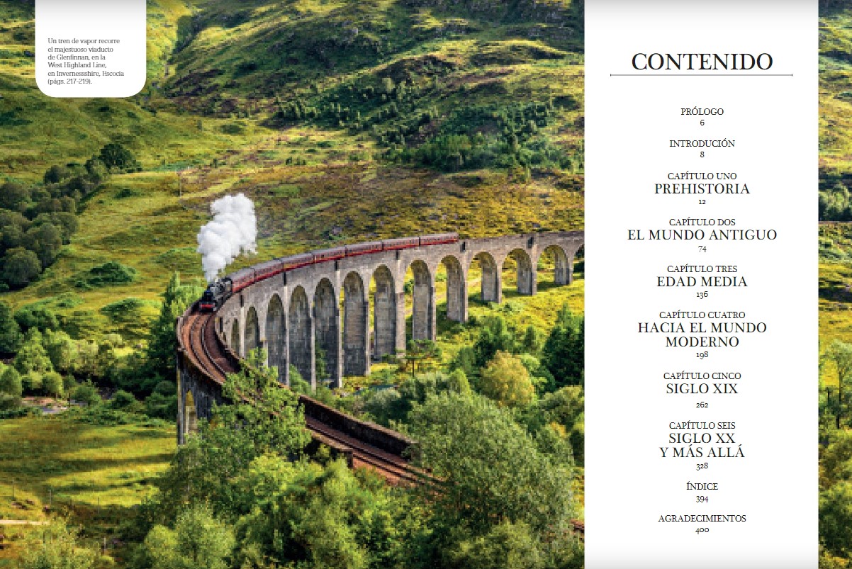 Foto 3 pulgar | Una Historia Del Mundo En 500 Viajes En Tren Sarah Baxter Blume Pasta Dura