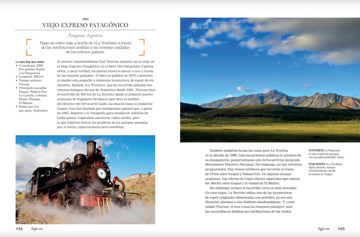Foto 4 pulgar | Una Historia Del Mundo En 500 Viajes En Tren Sarah Baxter Blume Pasta Dura
