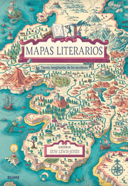 Foto 2 pulgar | Mapas Literarios (2021) Huw Lewis-jones Blume Tapa Blanda