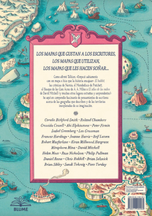 Foto 4 pulgar | Mapas Literarios (2021) Huw Lewis-jones Blume Tapa Blanda