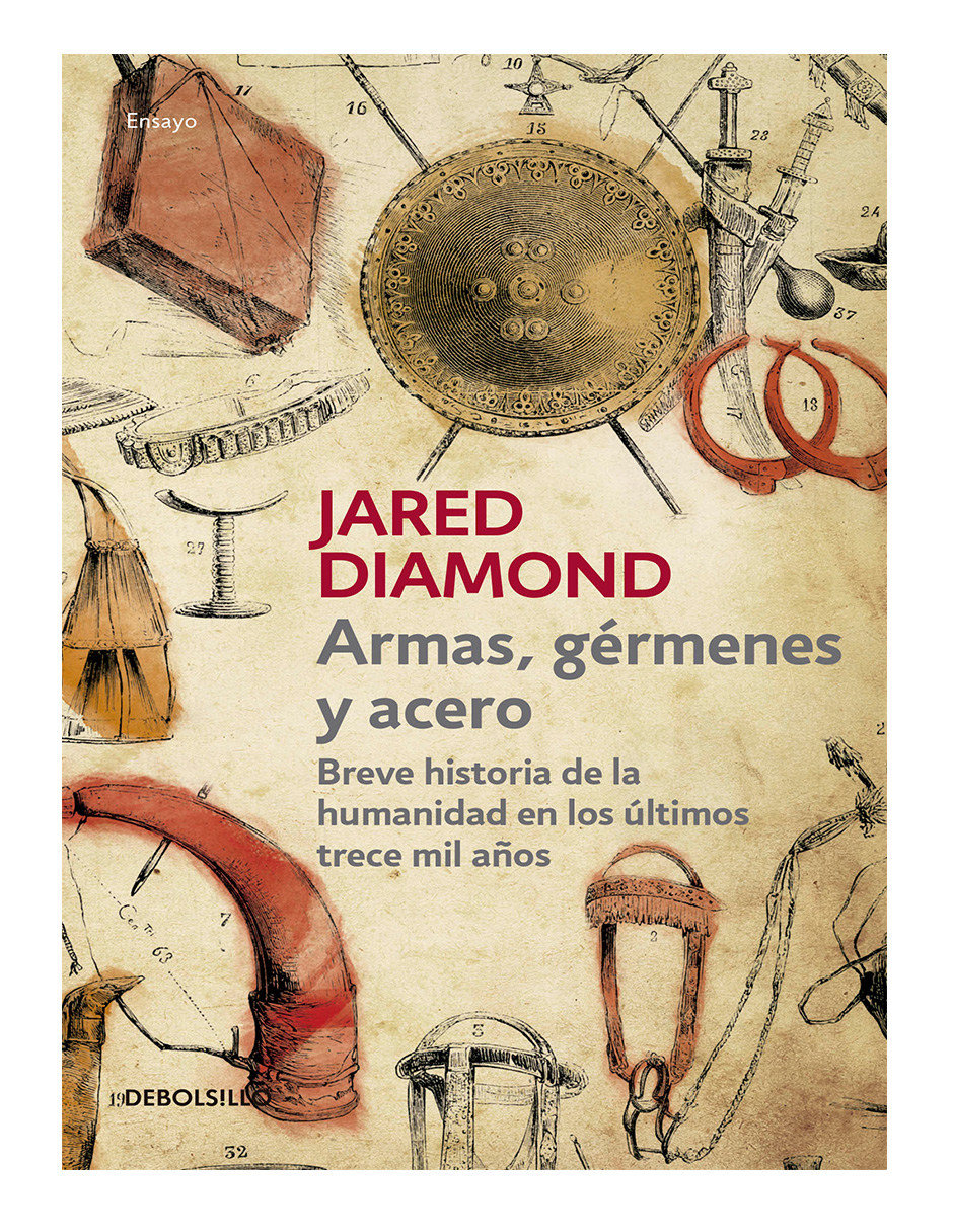 Foto 2 pulgar | Armas, Gérmenes y Acero Editorial Debolsillo Autor Jared Diamond